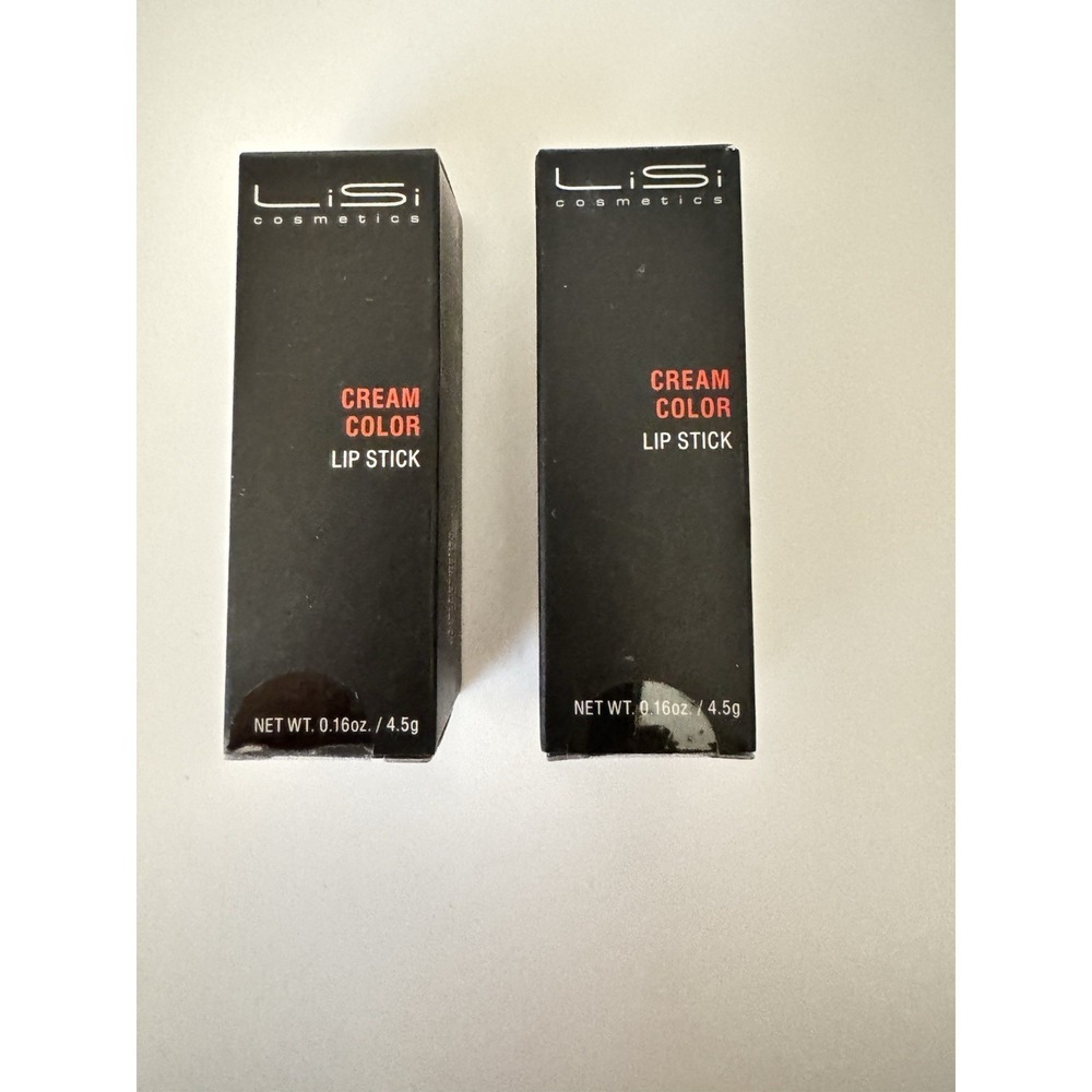LiSi Cosmetics Cream Color Lipstick Red Carpet 010 New Sealed Box